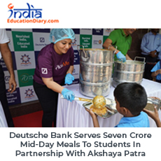 Deutsche Bank serves 70 Million Mid-Day Meals in School