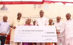 Foundation laid for first high-tech mega kitchen in Telangana