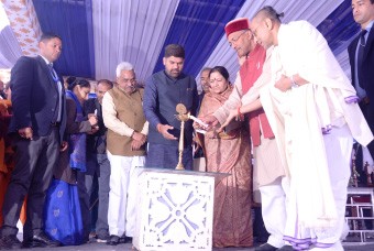 Bhumi Puja of the first centralised kitchen in Uttarakhand