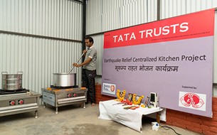 Nepal Earthquake Relief Centralised Kitchen Project Underway