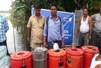 A big thank you to all the volunteers helping the relief effort