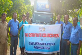 The Akshaya Patra team making this relief operation a reality
